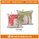 Custom Made Embroidered Decorative Pillow