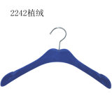 China Hanger Supplier Female Dress Custom Velvet Hangers Wholesale