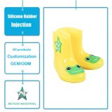 Customized Silicone Rubber Injection Antislip Waterproof Lovely Colorful Rain Shoes for Kids/Childrem