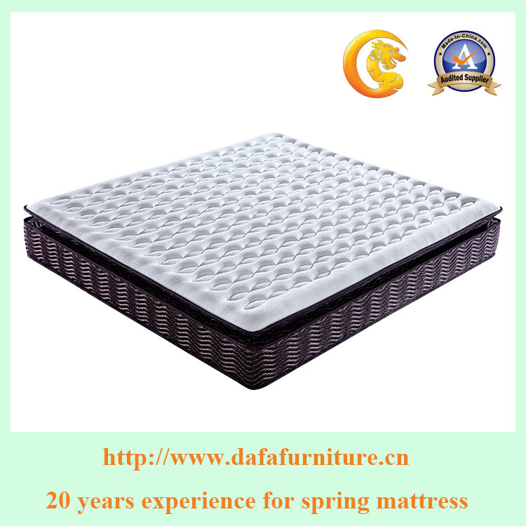 Pocket Spring Coil Memory Latex Foam Mattress with Home Furniture