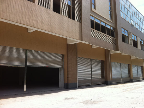 Motorized Folding Doors Industrial China Perforated Electric Stainless Steel Roller Shutter