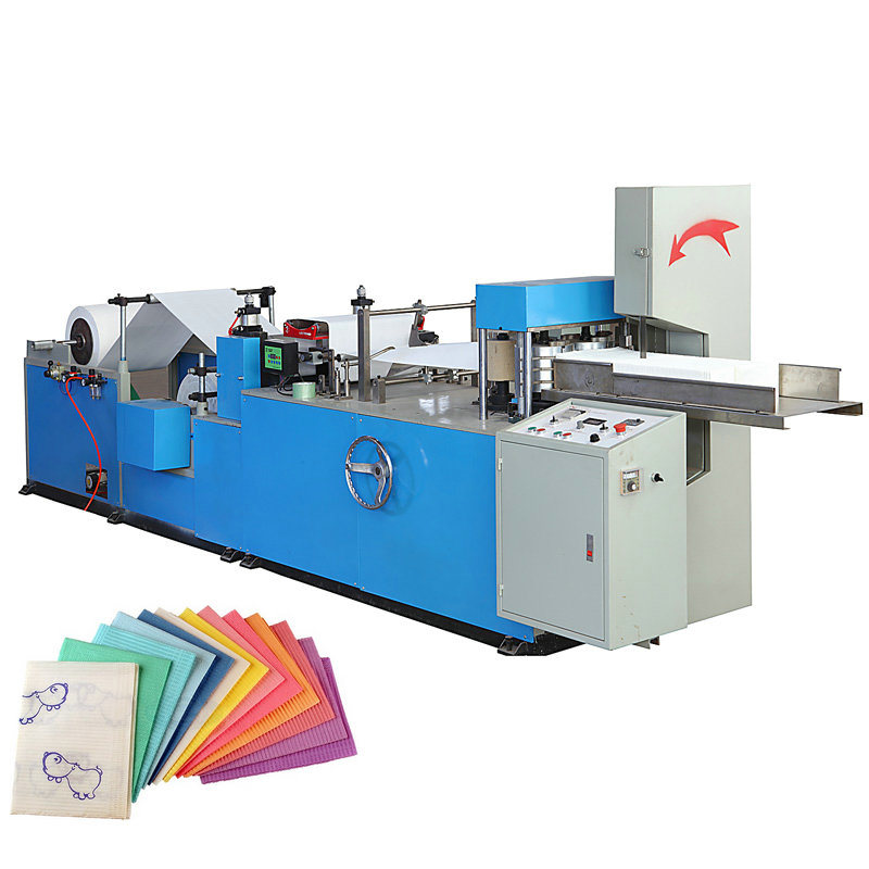 Automatic Folding Tissue Paper Plastic Making Machine