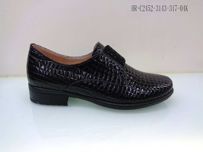 Fashion Design Croc Leather Shoe for Women