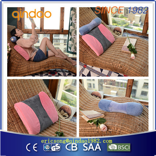 Multi-Used Heated Pillow and Back Cushion