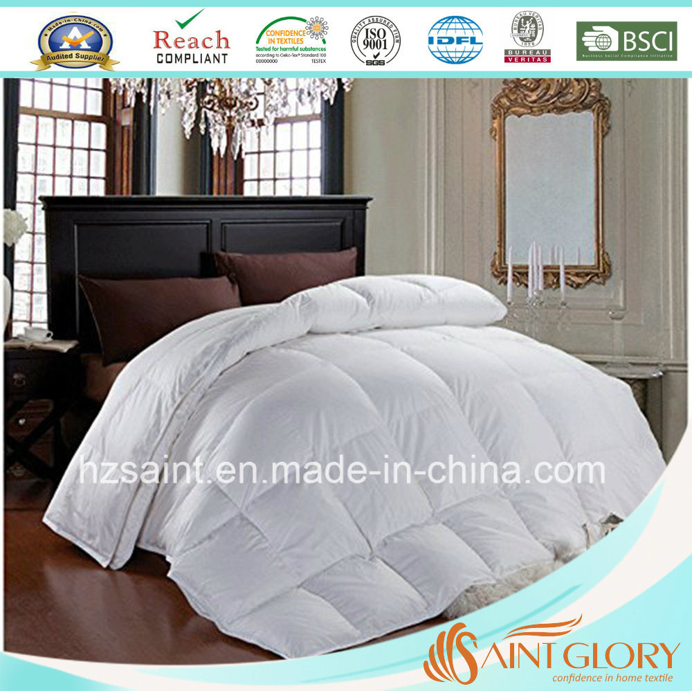 Thick White Duck Down Duvet Goose Feather and Down Comforter
