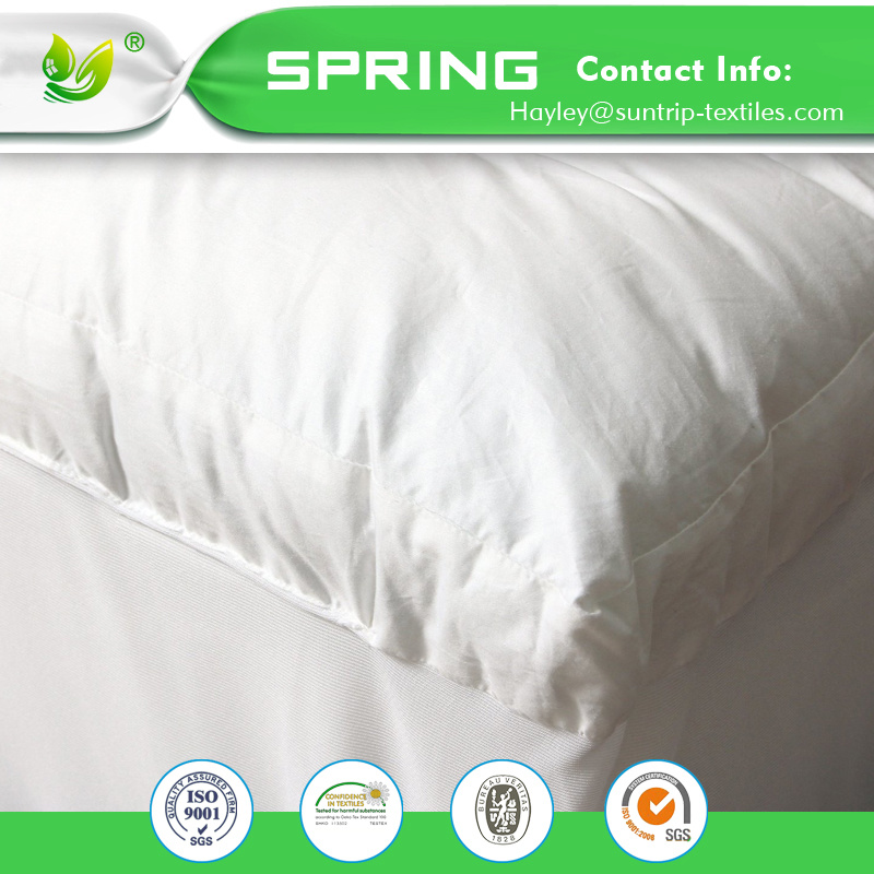King Size Cotton Terry Hypoallergenic Fitted Style Waterproof 100% Mattress Protector Cover 10 Year Warranty