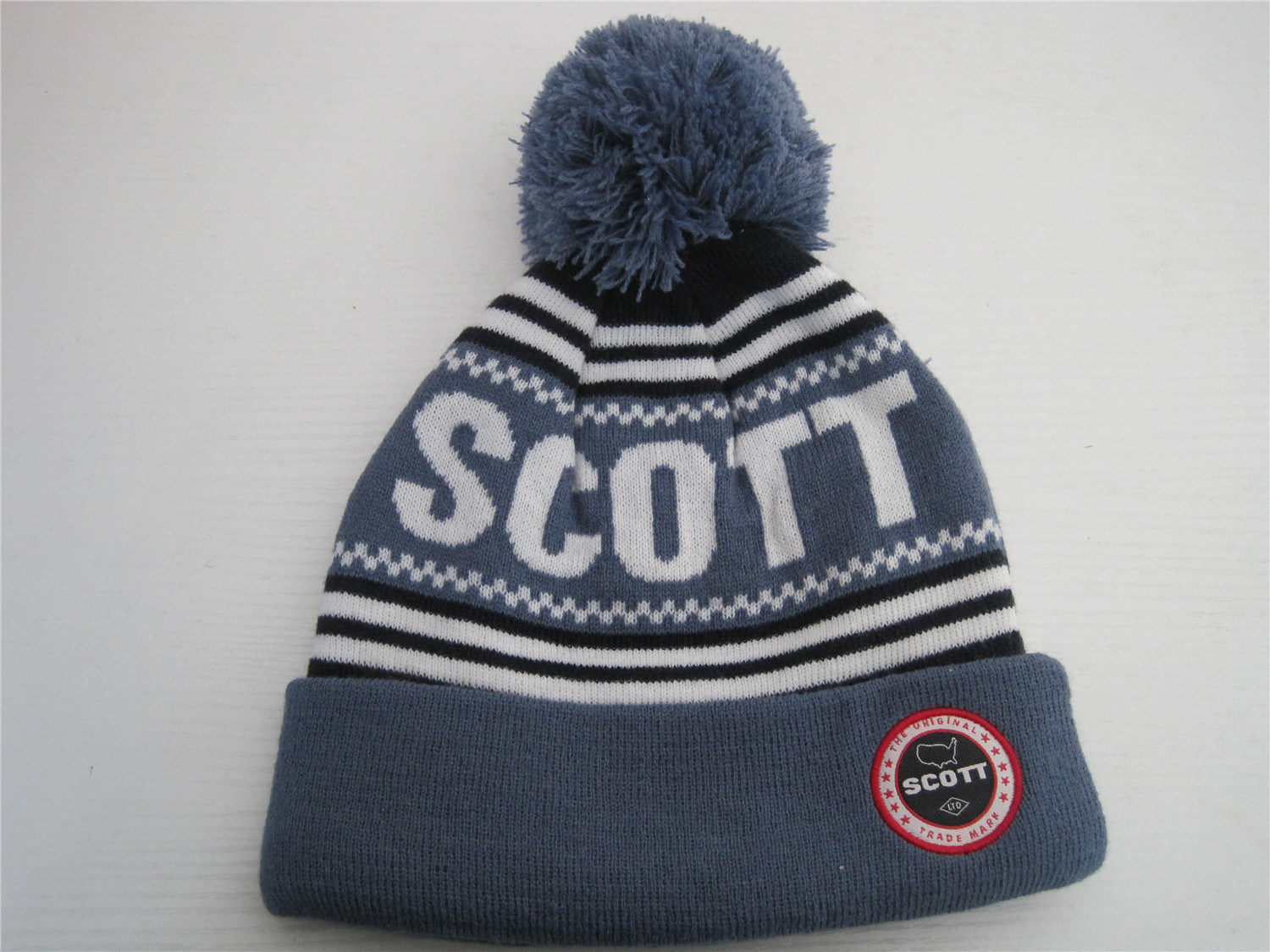 Fashion Knitted Winter Sports POM Beanie Hat