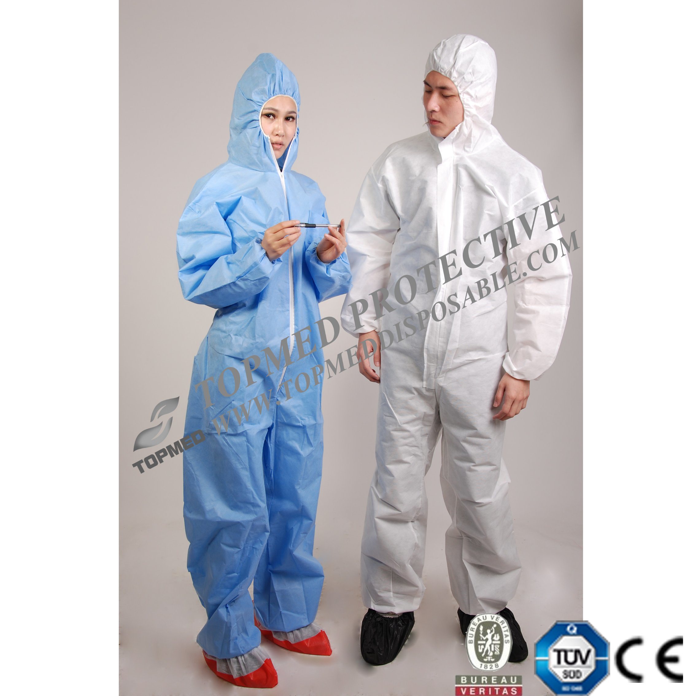 Hot Sale Non Woven Microporous Coverall, Boiler Suit for Industrial