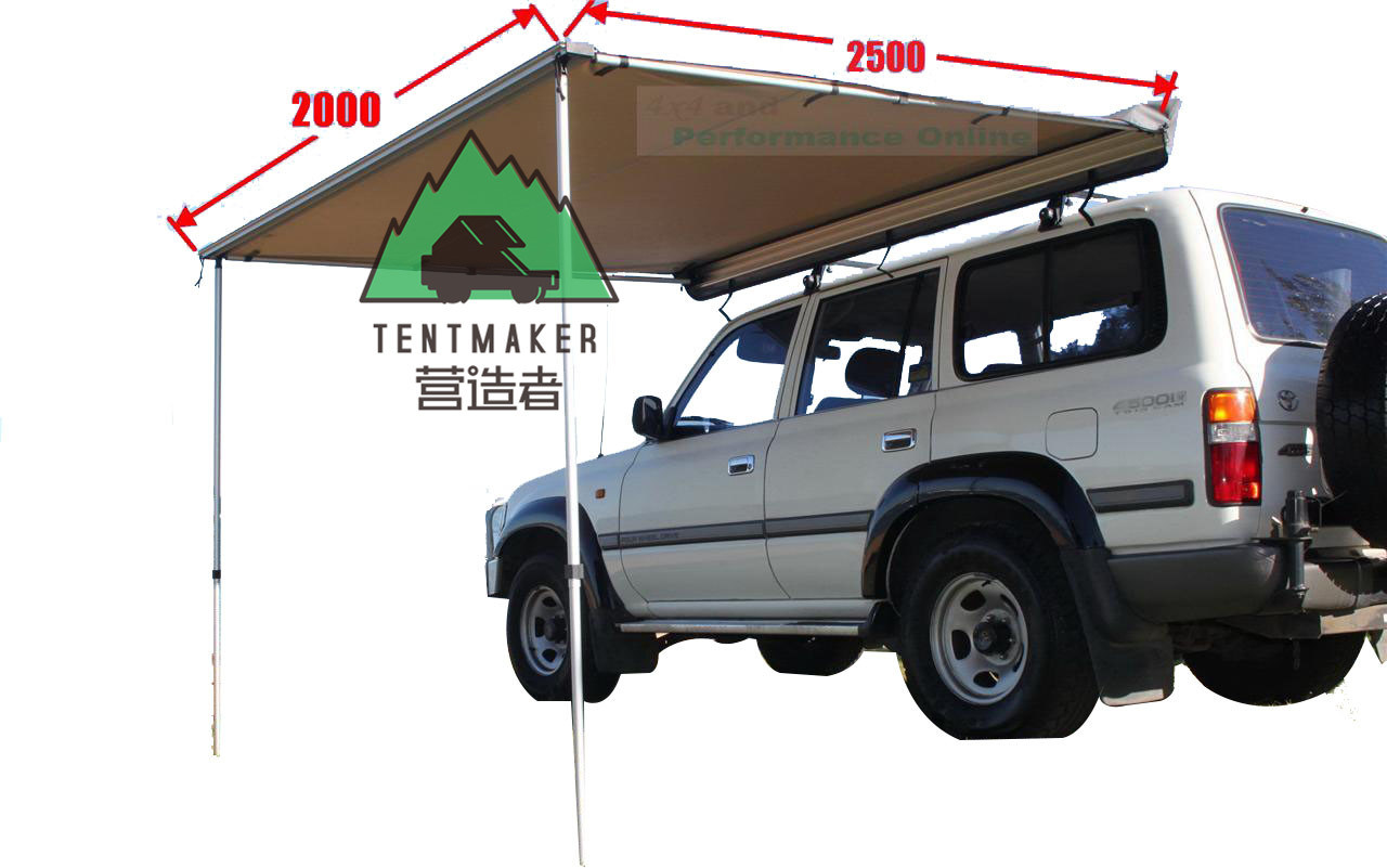 Offroad Roof Top Tent Awning Retractable Side Awning for Car