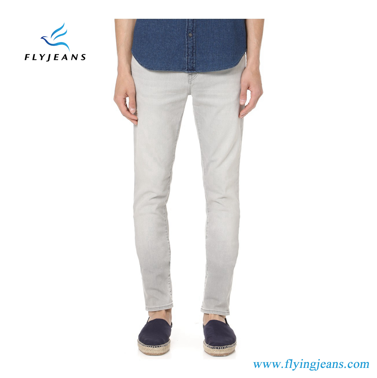 Skinny-Fit Denim Jeans with Heavy Fading by Fly Jeans