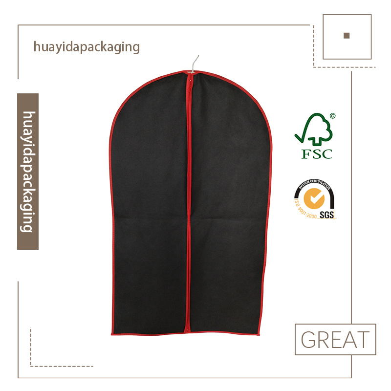 Wholesale Recyclable PP Non Woven Suit Garment Carry Bag