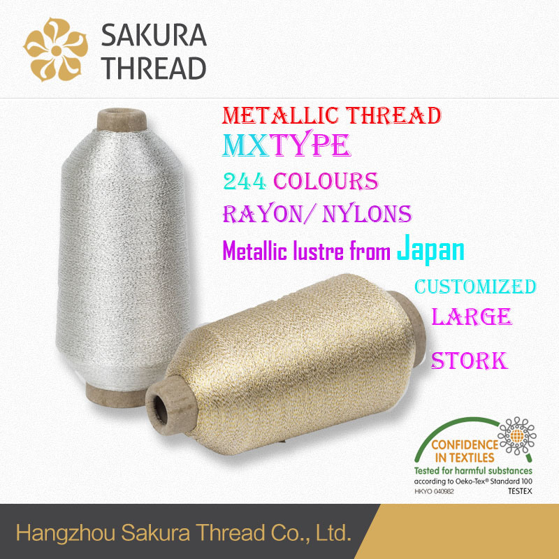 Rayon Mx Type Metallic Thread/ Metallic Membrane From Japan