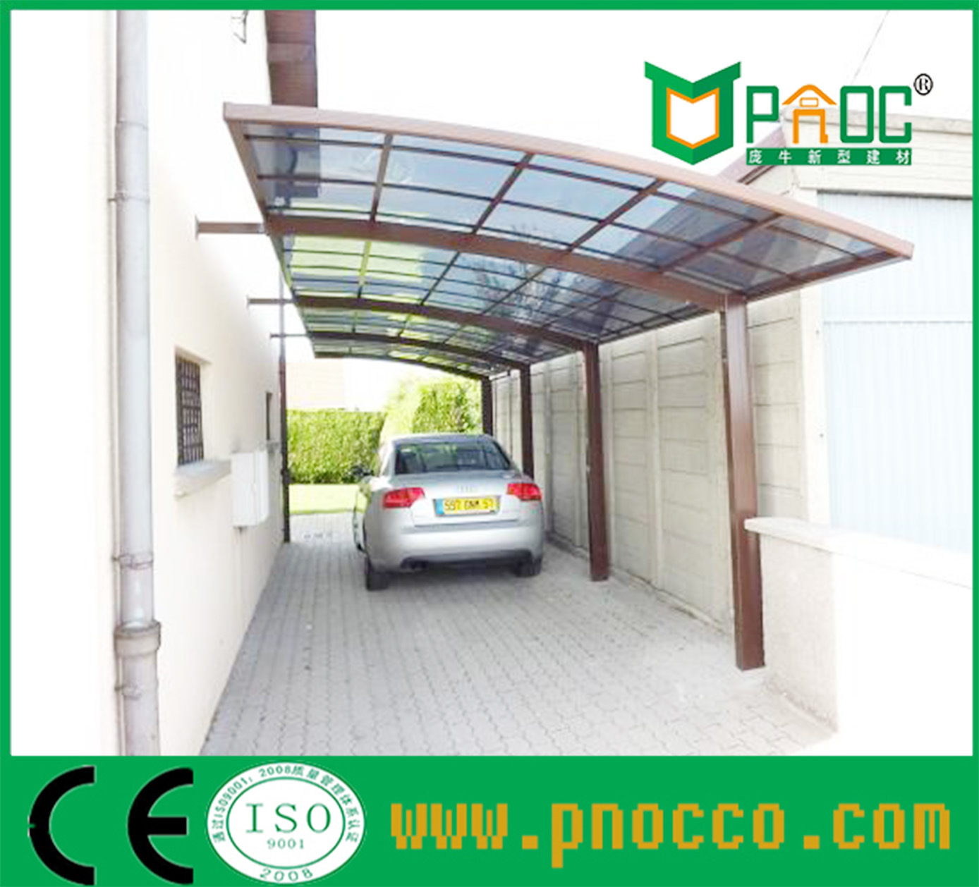 Carport Garages with Polycarbonate Roof Terrace Awning (227CPT)