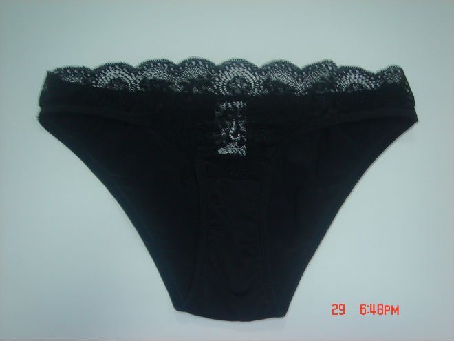 2016 BSCI Oeko-Tex Women's Underwear Panty 022906 with Print