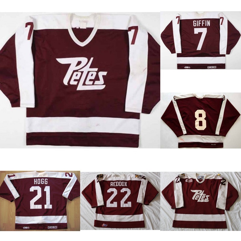 Personalized Ohl Peterborough Petes Rob Giffin Tie Domi Hockey Jerseys