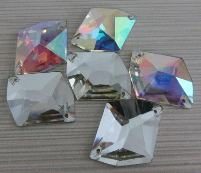 Wholesale Flat Back Crystal Ab Sew on Stone for Garment Accessories