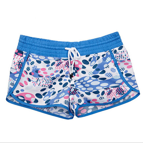 Customized Girl's Casual Summer Printed Leisure Swim Shorts