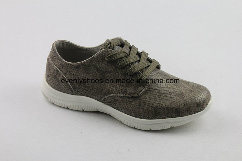 Lace up Casual Design Fashion Lady Casual Shoes for Running