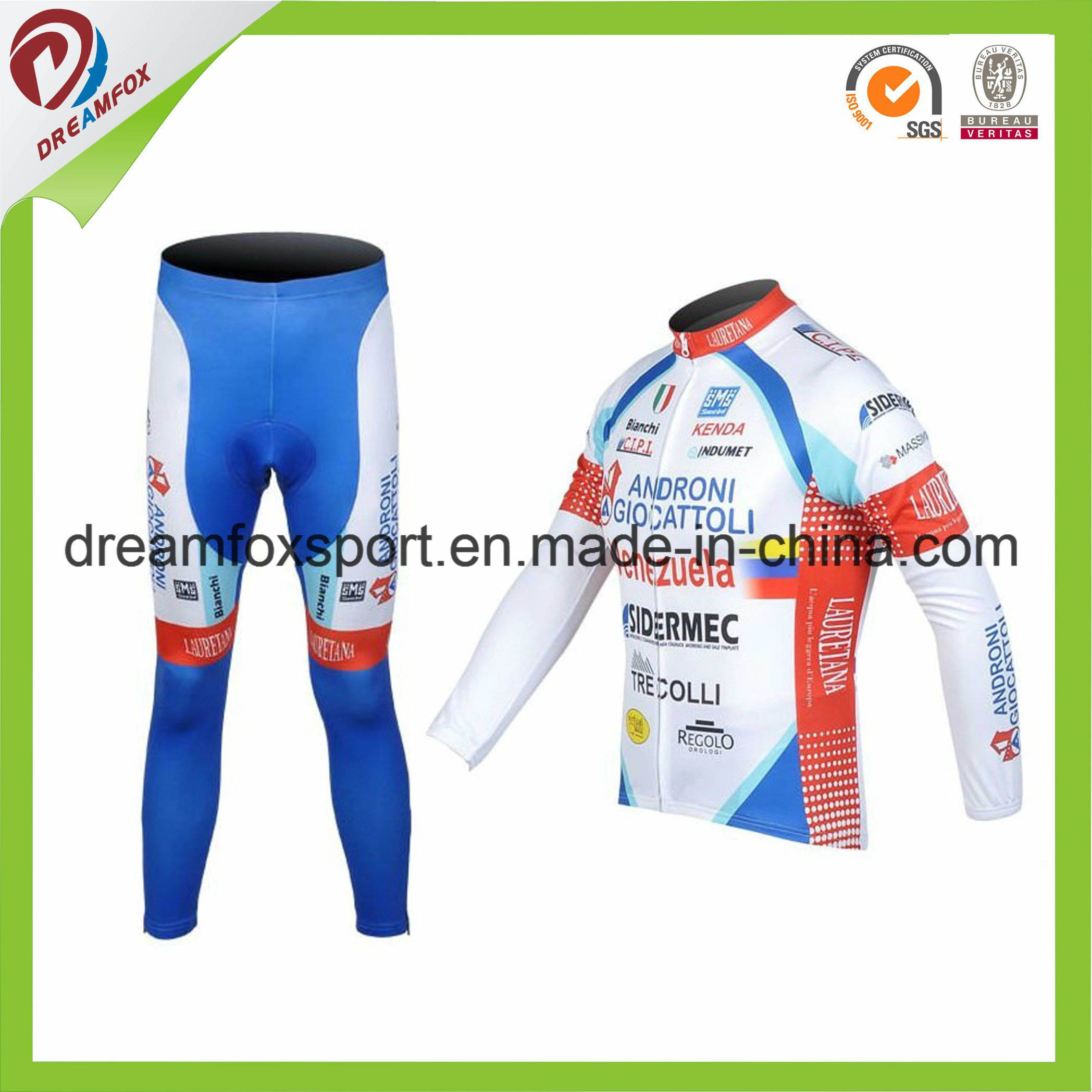 Custom Sportswear Men Fantastic Bicycle Jersey Sublimated Printing Cycling Wear