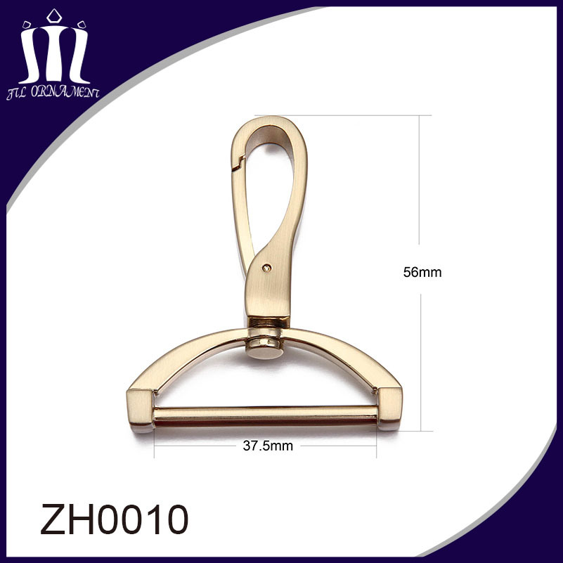 Zinc Alloy Material Gold Color Strong Snap Hook