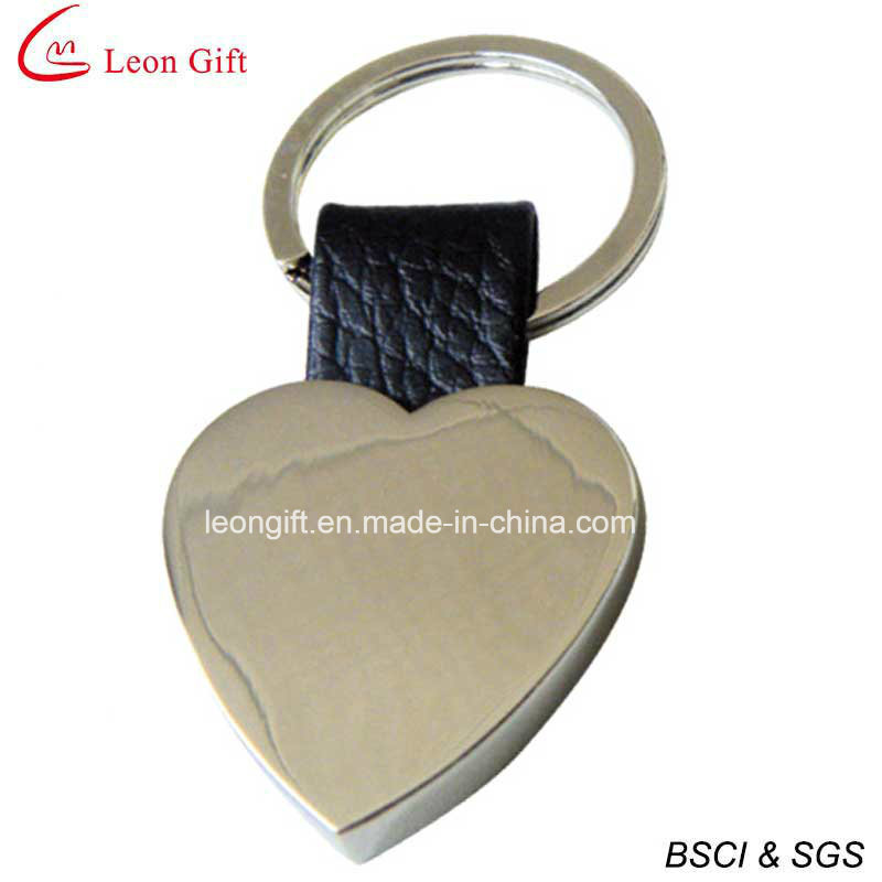 Custom Logo Blank Heart Shape Keychain for Advertising