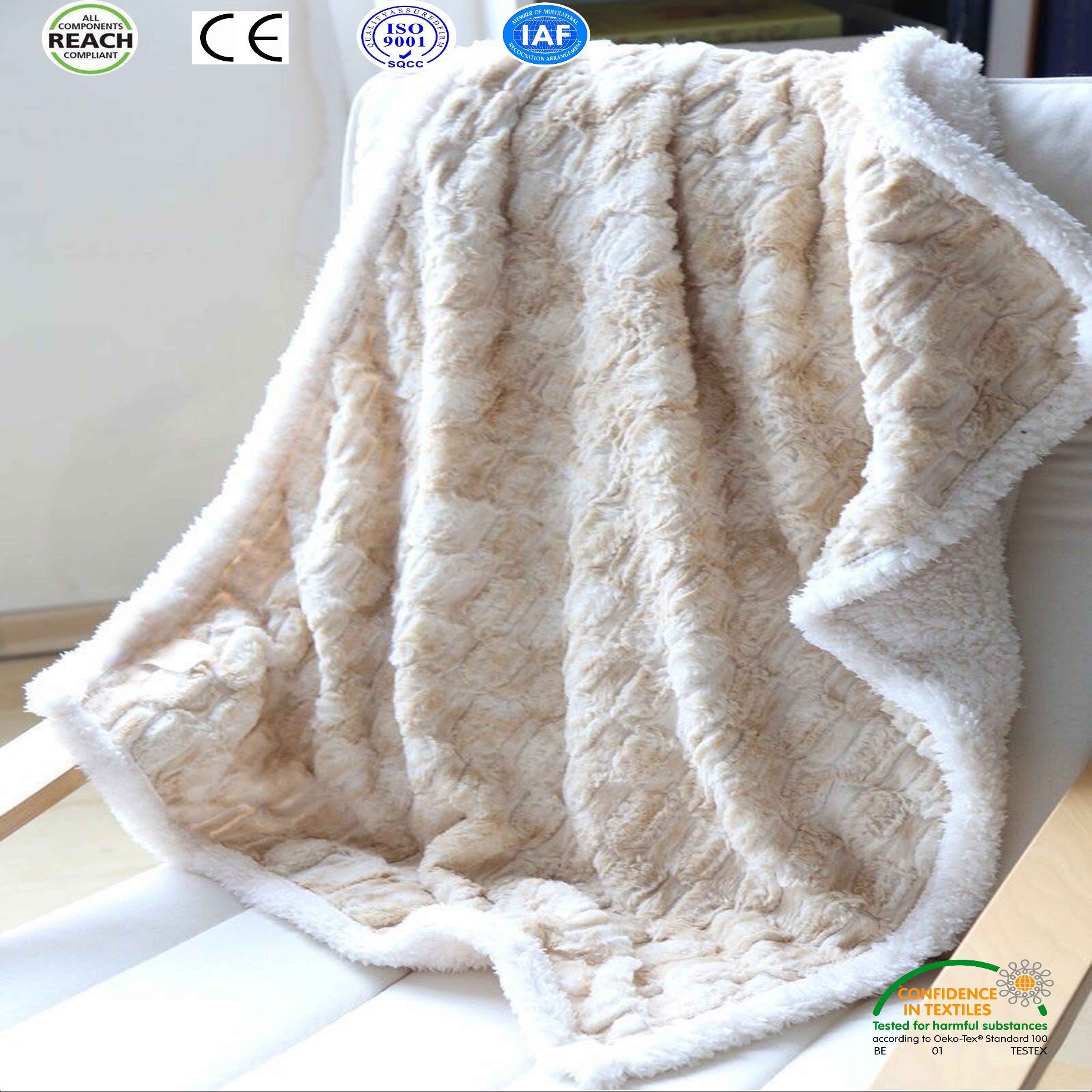 Fashion Design Bed Blanket for Winter China Factory