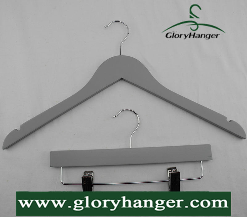 Gloryhanger Skirt Hanger with Clips, Top Hanger and Bottom Hanger Wholesale