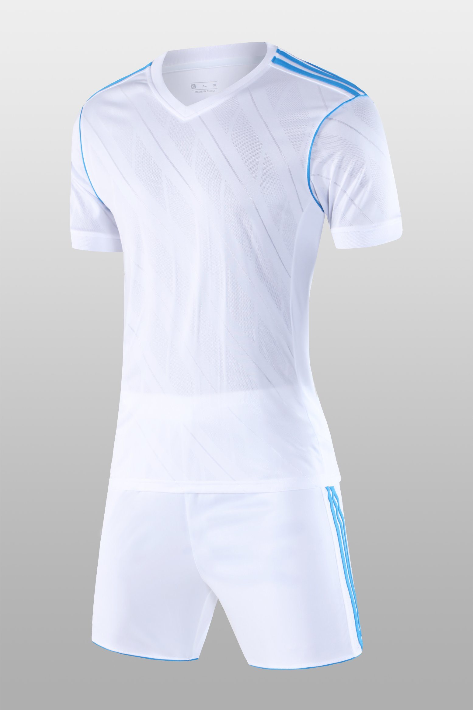 Wholesale 2017 Madrid Club Team Cheap Best Quality Short Sleeve Soccer Jersey Set Football Training Set
