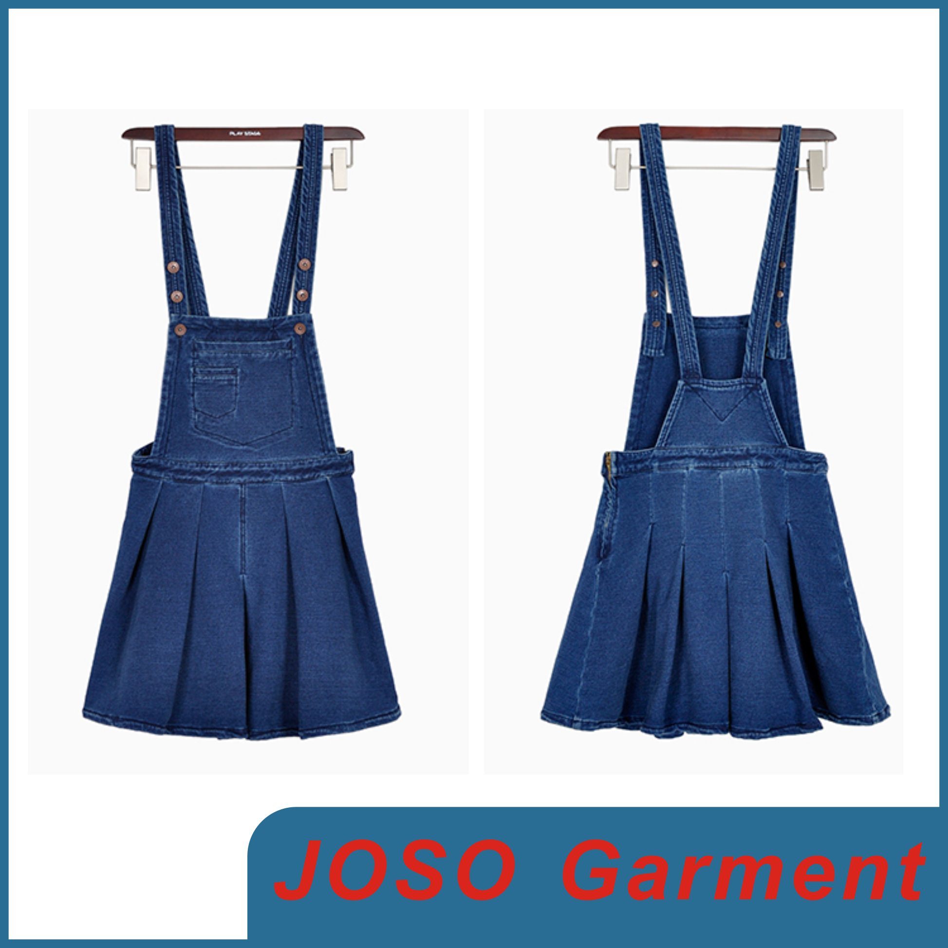 Girl Fashion Denim Overall Dress (JC2035)