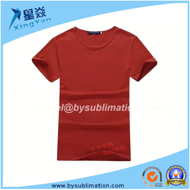 Orange Sublimation Modal T-Shirt with Round Neck
