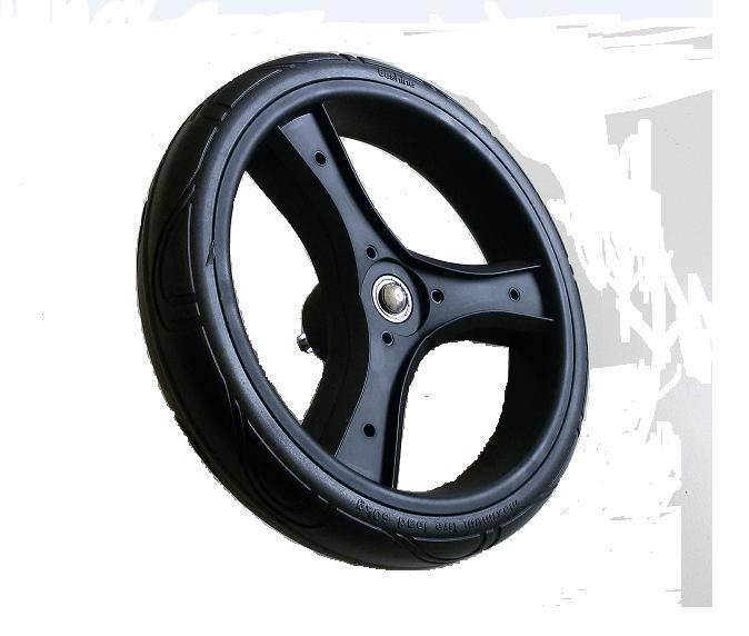 11.5” Black Solid Foam Stroller Wheel