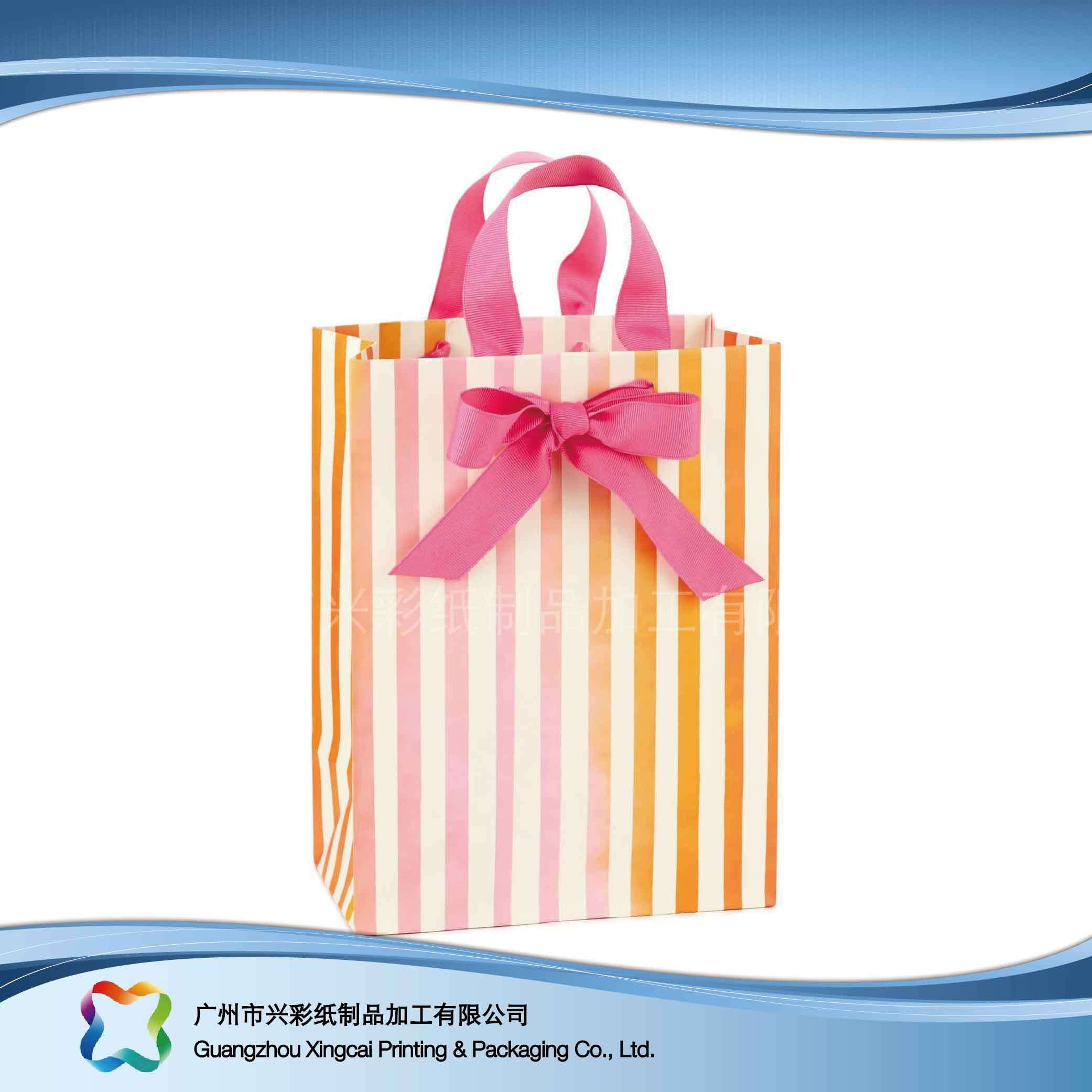 Printed Paper Packaging Carrier Bag for Shopping/ Gift/ Clothes (XC-bgg-021)