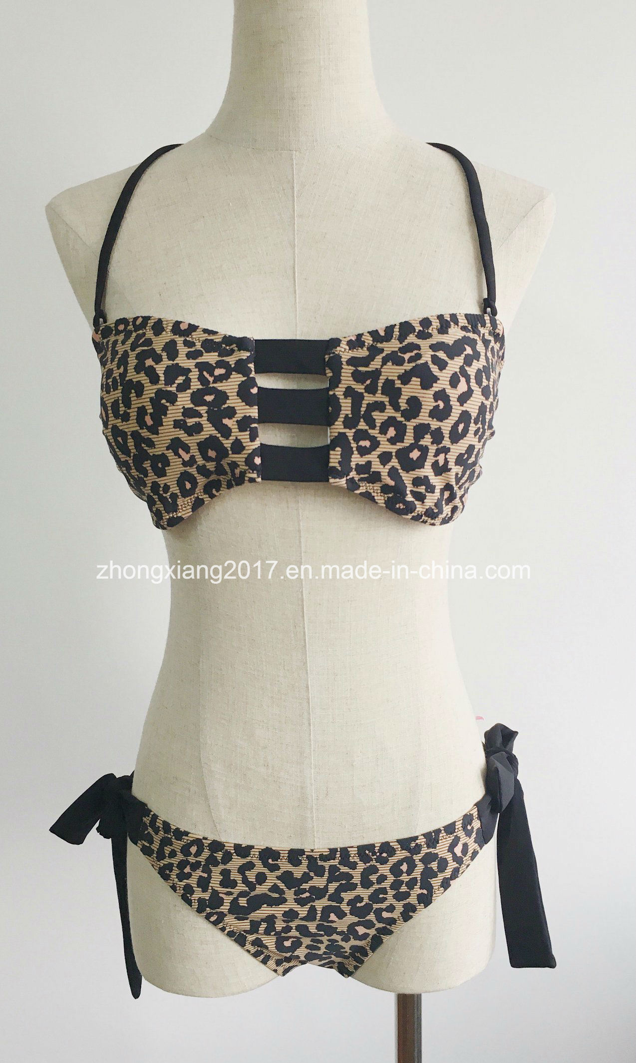 Super Hot Sexy Leopard-Print Xxx Bikini Hot Stuff Girl Swimwear