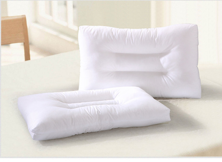Super Soft White Cotton Protect Neck Pillow