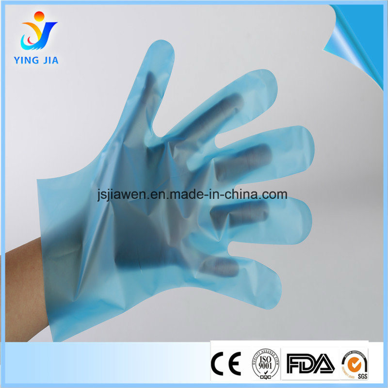Ce Approved Clear Stretchable Disposable Medical TPE Glove for Hand