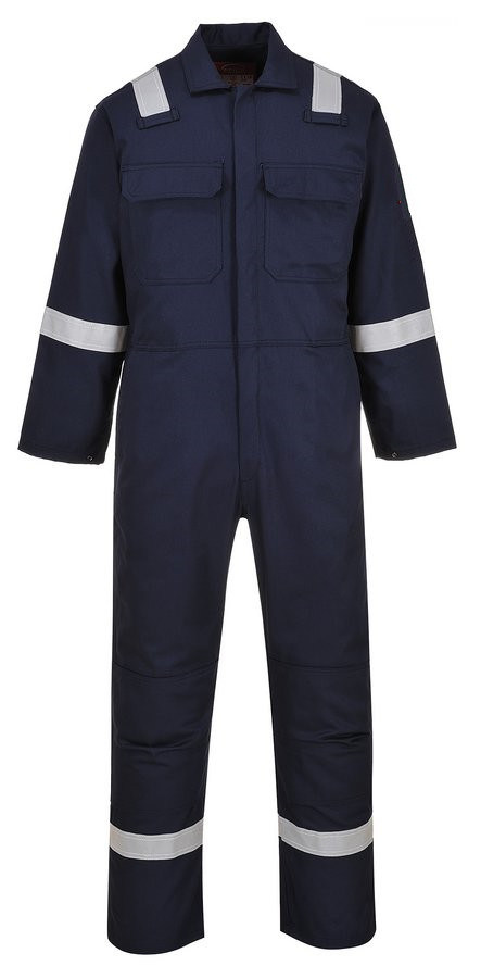 100% Cotton Navy Color Fr Flame Retardent Coverall
