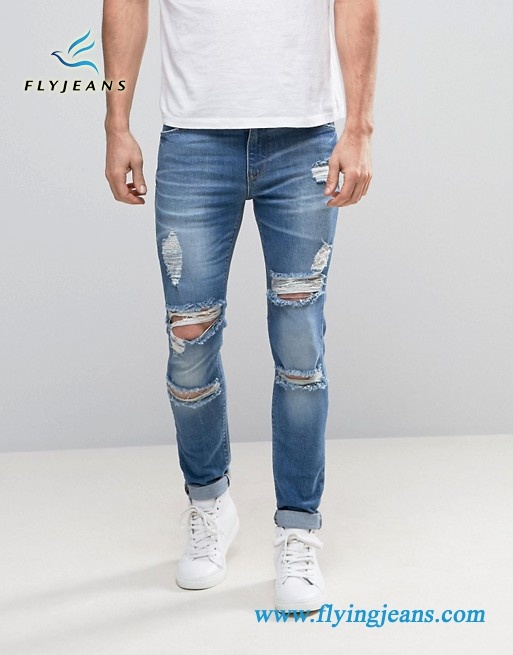 Cool Boy Distressed Denim Skinny Jeans