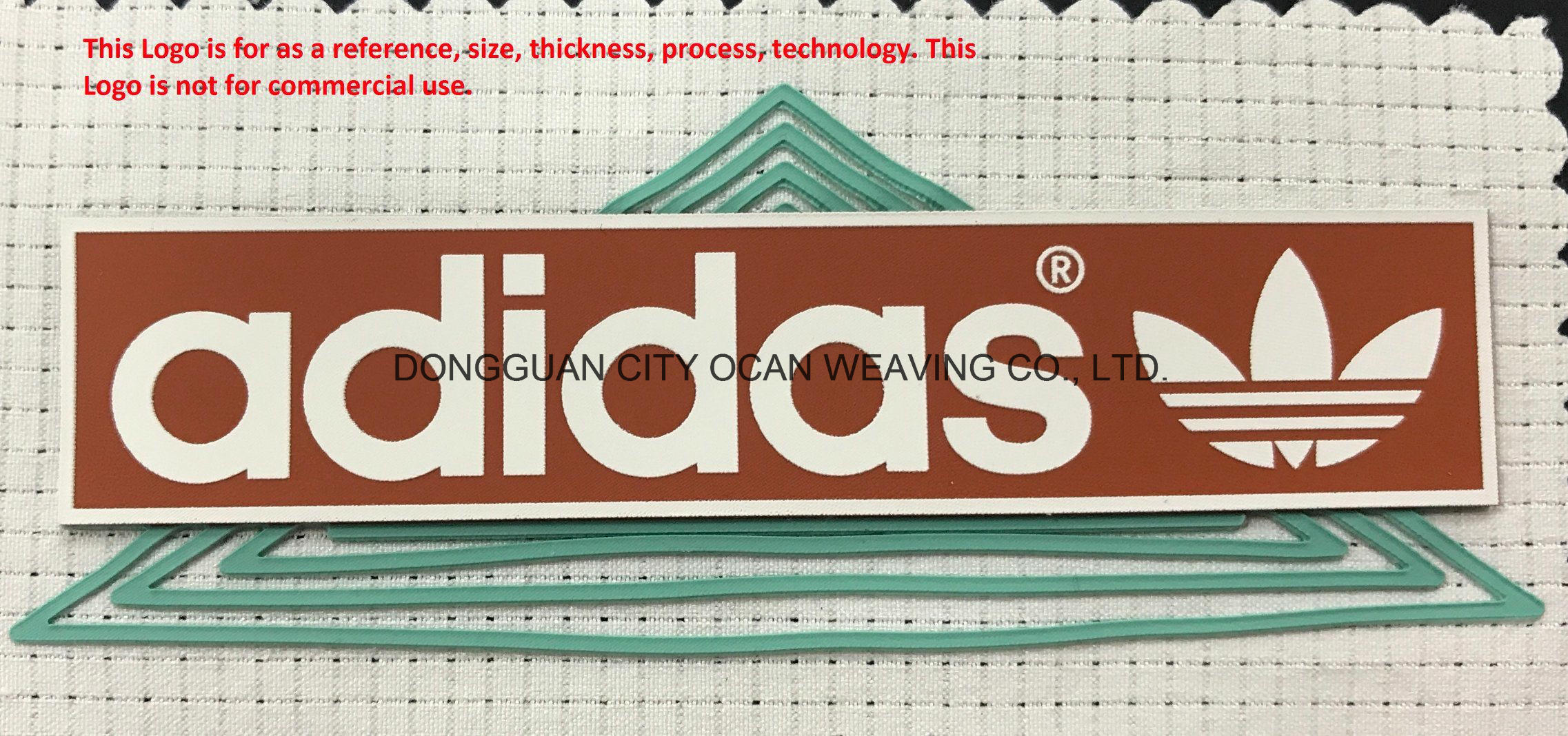 Silicone Heat Transfer Printing Customize Brand Logo for Garments Accessories