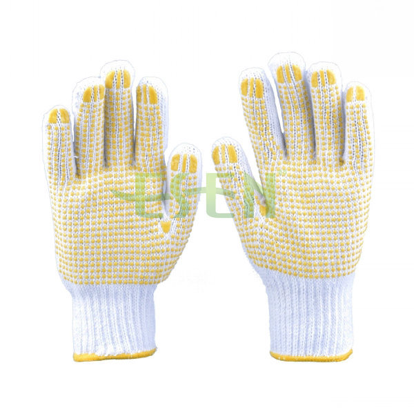 The Most Hot Sale PVC Dots Hand Gloves Working Gloves