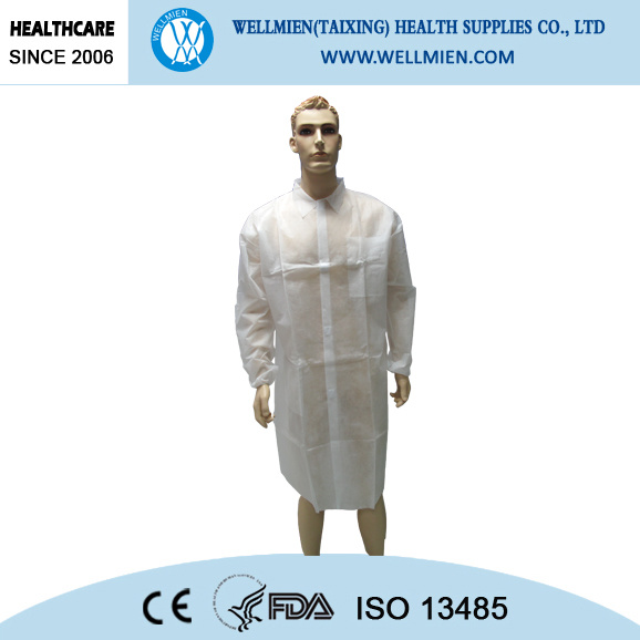 PP Disposable Surgical Gown/Nonwoven Disposable Lab Coat
