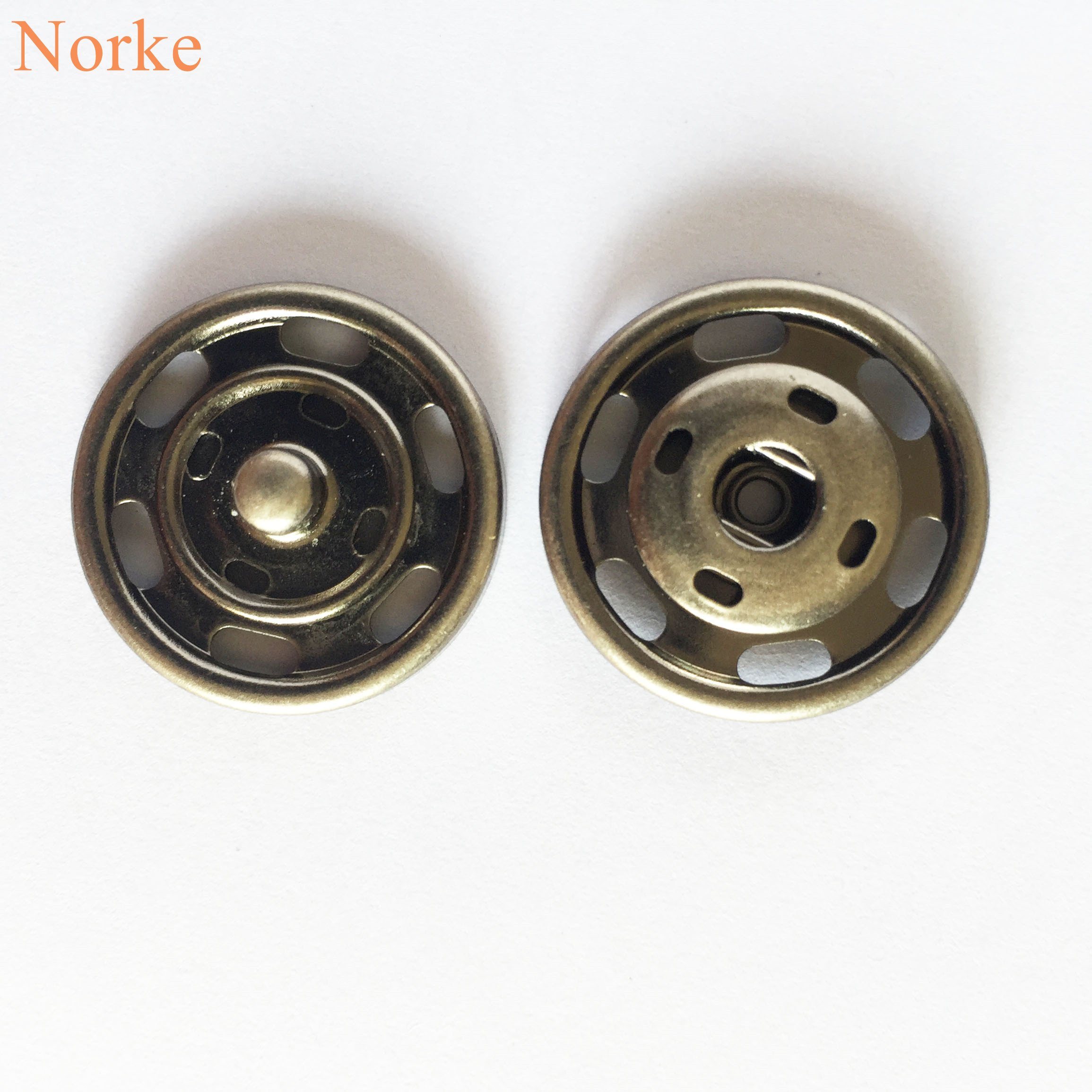 Tyre Shape Metal Sewing Press Snap Button for Fashion Coats