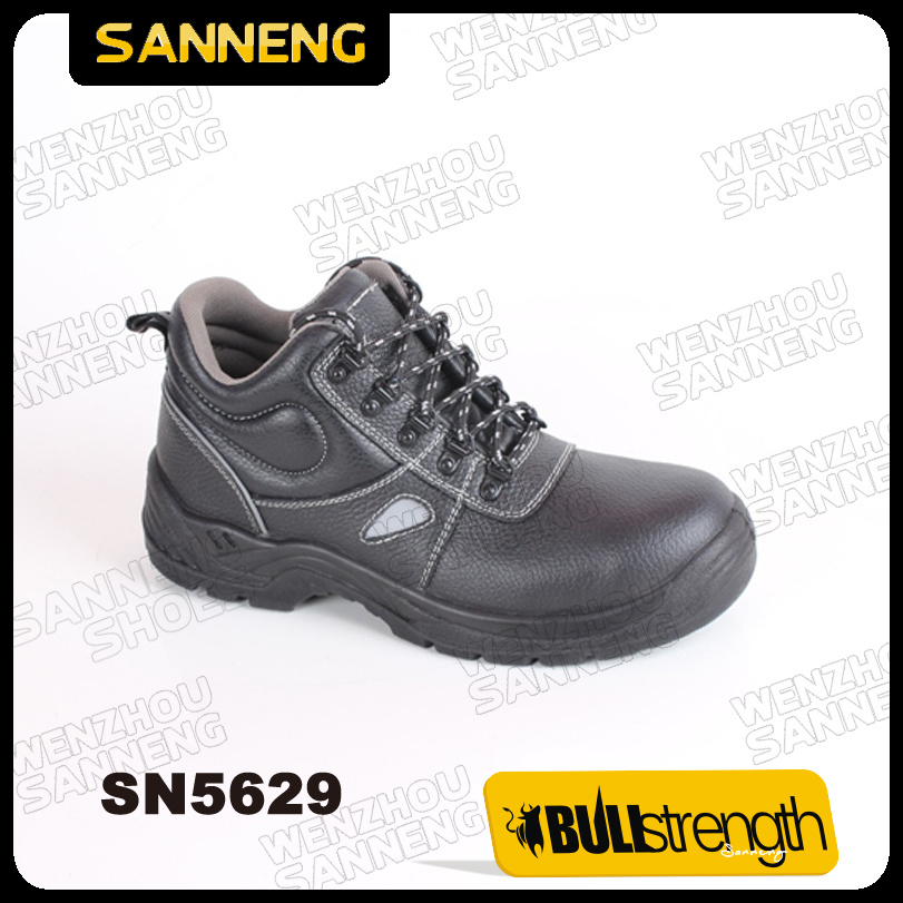 Industrial Leather Safety Shoes with Ce Certificate (Sn5629)