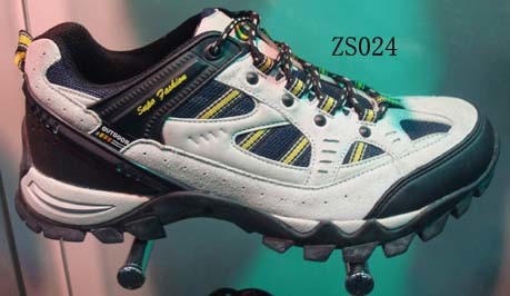 PU and Leather Good Quality Hiking Shoes for Men