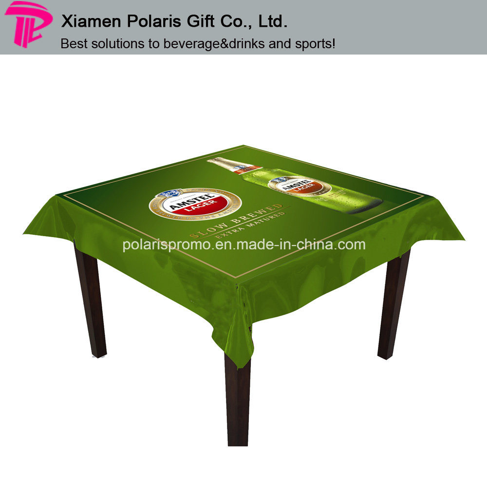 Custom Transparent Reversed Print Plastic Water-Proof PVC Table Cover