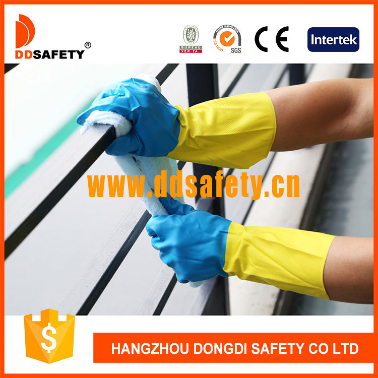 Ddsafety 2017 Bicolor Latex Household Working Gloves