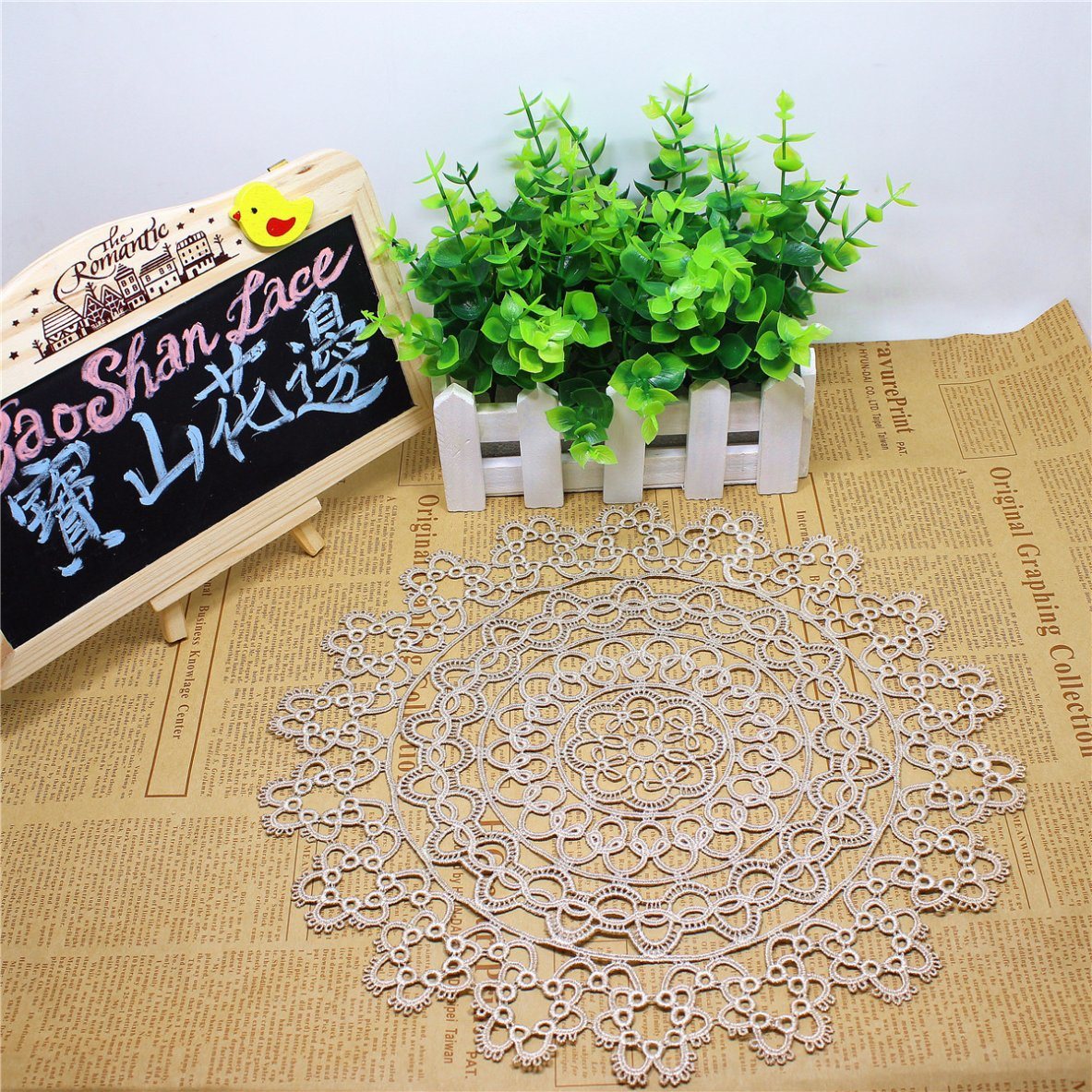 Factory Stock Wholesale 9cm Width Embroidery Nylon Lace Polyester Embroidery Trimming Fancy Lace for Garments Accessory & Beverage Coaster & Doily