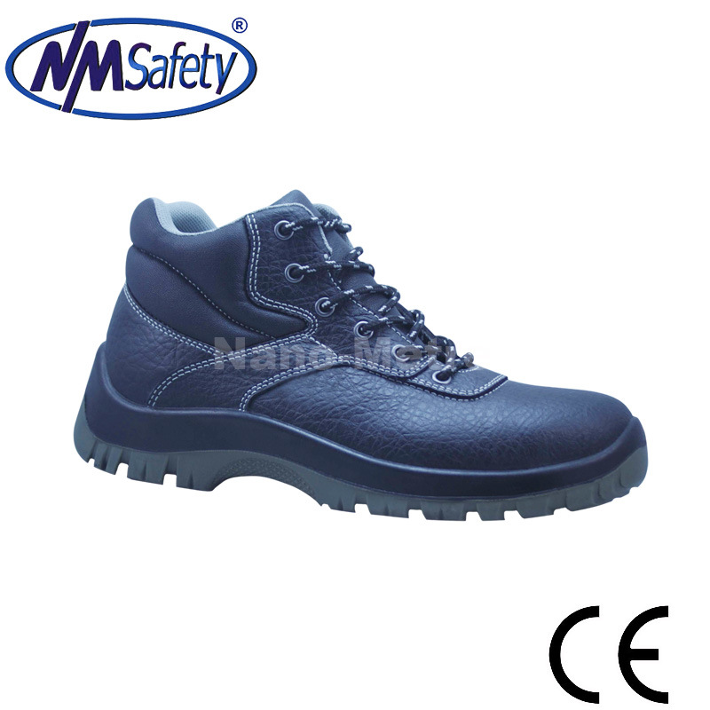 Nmsafety Emboss Cow Split Leather Work Protection Shoes