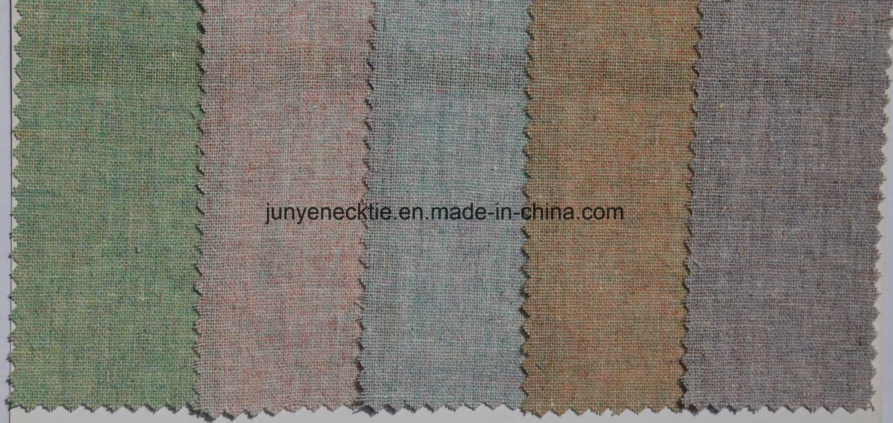 New Design Yarn Dyed Linen Woven Fabric Tie