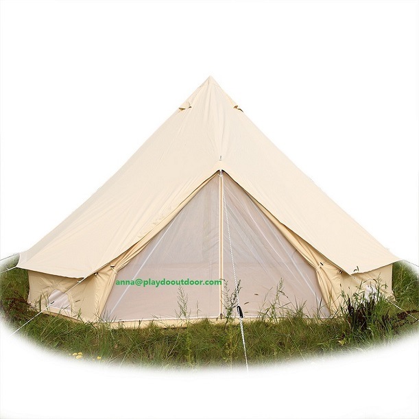 High Qaulity Waterproof Family Cotton Tents Bell Tent for Glamping