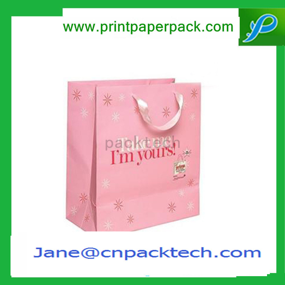 Custom Printing Logo Fashion Gift Handbags Shopping Bag